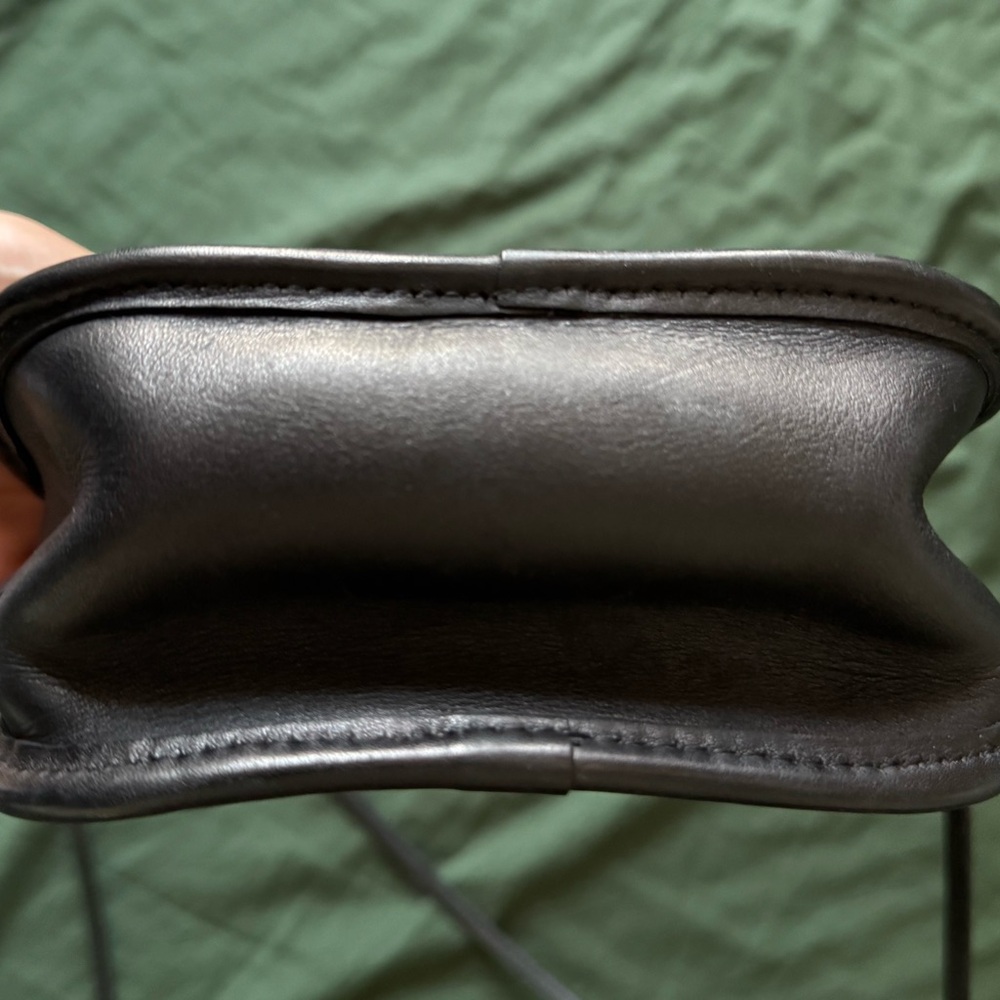 Coach vintage mini Hadley  black leather crossbody - Picture 7 of 12